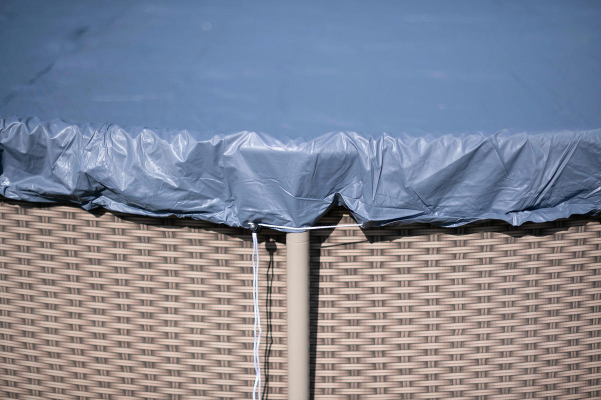 Summer Waves Poolset Active Frame H/D: ca. 106x457 cm Active Frame - braun (457,00/106,00cm) - Summer Waves