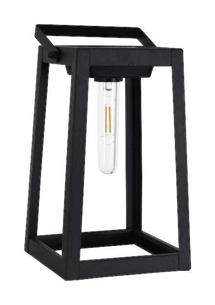 LED-Deko-Solarleuchte NV5250222 schwarz Kunststoff B/H/T: ca. 15x26x15 cm LED-Deko-Solarleuchte - schwarz (15,00/26,00/15,00cm) - Näve Leuchten