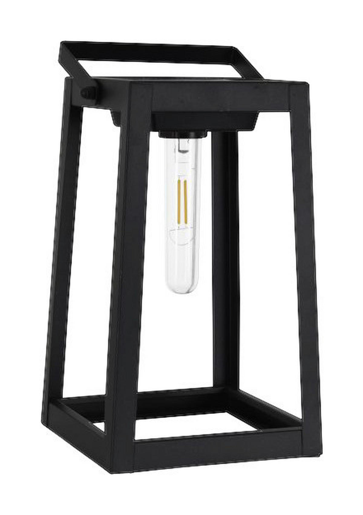 LED-Deko-Solarleuchte NV5250222 schwarz Kunststoff B/H/T: ca. 15x26x15 cm LED-Deko-Solarleuchte - schwarz (15,00/26,00/15,00cm) - Näve Leuchten