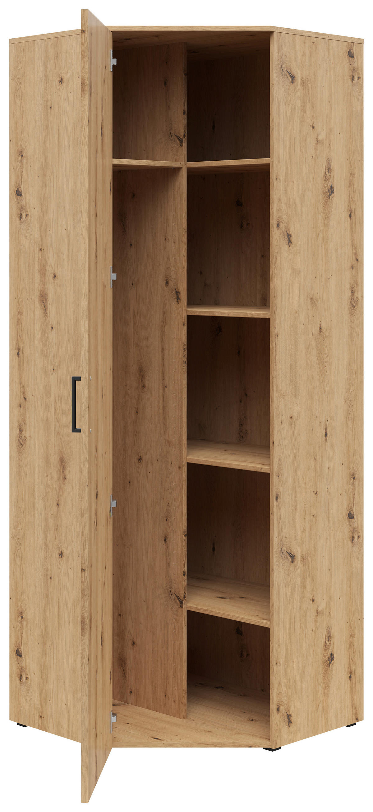 Schrank Multi-Stauraum Typ 43 Eiche Artisan Nachbildung B/H/T: ca. 101x195x79 cm Multi-Stauraum Typ 43 - Eiche (101,00/195,00/79,00cm)