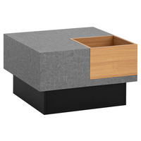 Couchtisch Beton Optik B/H/T: ca. 65x40x65 cm Couchtisch - Beton (65,00/40,00/65,00cm) - Wohnling