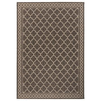 360Living Teppich Splash braun B/L: ca. 80x150 cm Splash - braun/creme (80,00/150,00cm) - 360Living