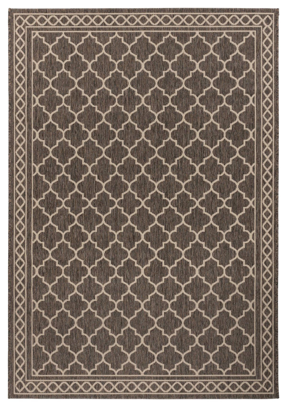 360Living Teppich Splash braun B/L: ca. 80x150 cm Splash - braun/creme (80,00/150,00cm) - 360Living