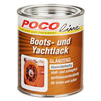POCOline Boots-und Yachtlack farblos glänzend ca. 0,75 l Boots-/u.Yachtlack 750ml - farblos (750ml) - POCOline