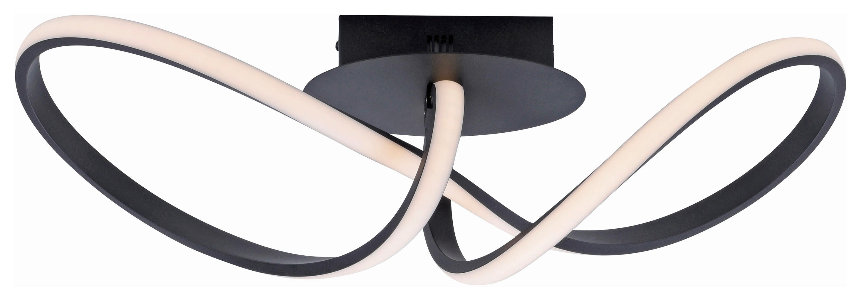Just Light LED-Deckenleuchte MARIA 15403-18 schwarz Aluminium Kunststoff B/H/T: ca. 24,5x27x61 cm 1 Brennstellen MARIA - schwarz (24,50/27,00/61,00cm) - Just Light