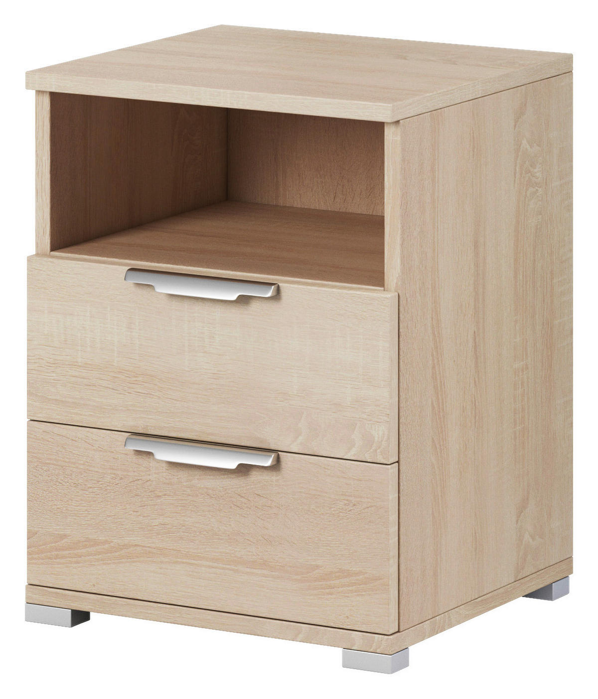 Nachtkonsole NAKA Eiche Sonoma Nachbildung B/H/T: ca. 46x61x42 cm NAKA - Eiche (46,00/61,00/42,00cm) - WIPMEB