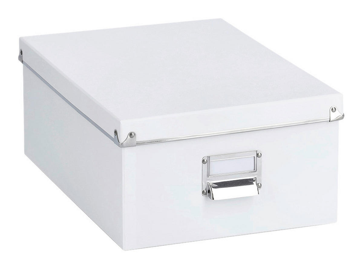 Zeller Aufbewahrungsboxen-Set weiß Metall Aufbewahrungsbox-Set_5tlg. - weiß - Zeller
