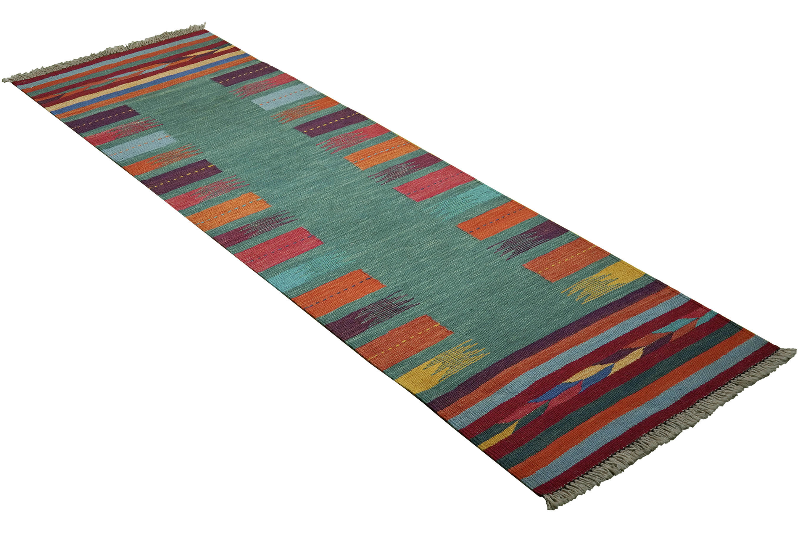 Teppich multicolor B/L: ca. 62x201 cm Teppich Kelim Gashgai - multicolor (62,00/201,00cm)