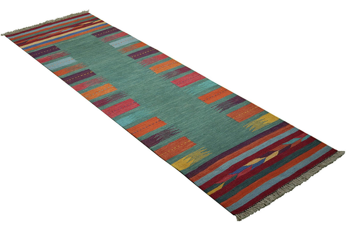 Teppich multicolor B/L: ca. 62x201 cm Teppich Kelim Gashgai - multicolor (62,00/201,00cm)