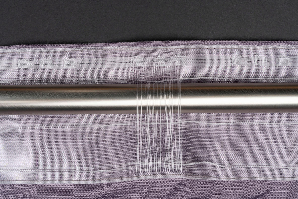 Kombivorhang 2er Pack Balance brombeer B/L: ca. 135x300 cm Balance - brombeer (135,00/300,00cm)