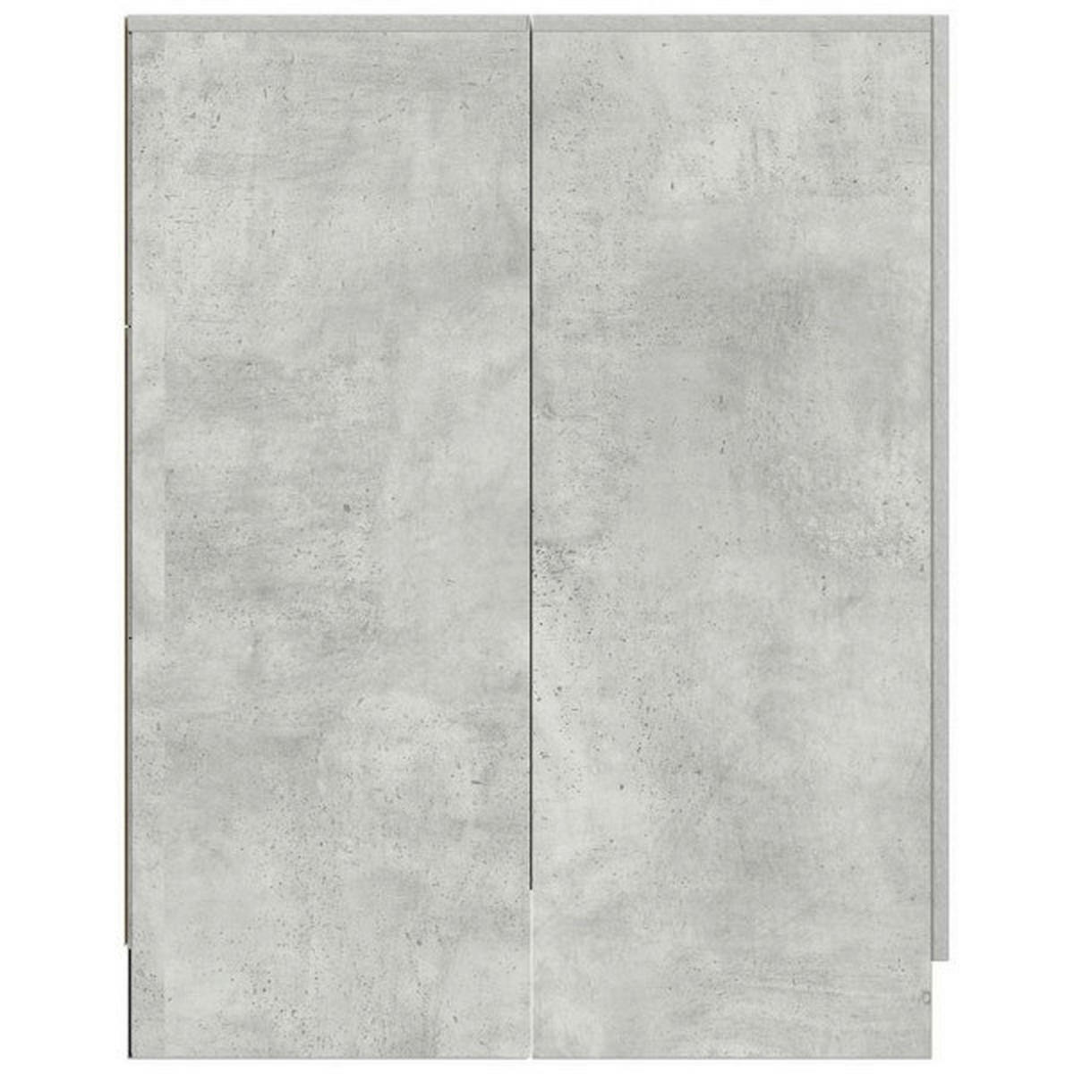 Waschmaschinenschrank Beton B/H/T: ca. 70,5x91,5x71,5 cm Waschmaschinenschrank - Beton (70,50/91,50/71,50cm) - vidaXL