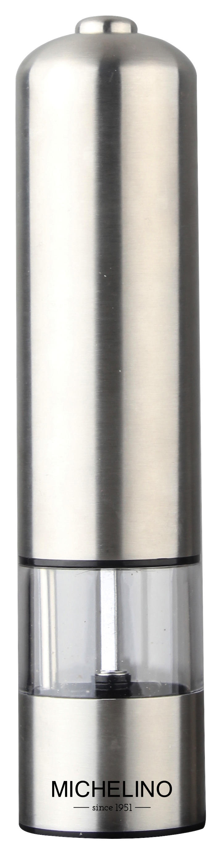 Michelino Gewürzstreuer Silber Edelstahl H/d: Ca. 23x5 Cm Elektrische_gewürzmühle_michelino - silber (5,00/23,00cm)