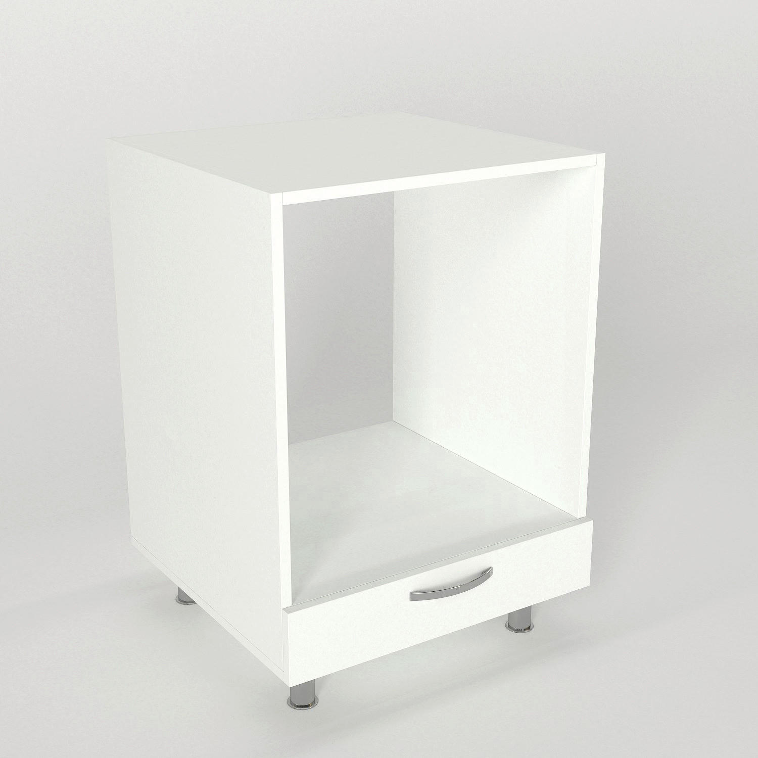 Schrankaufsatz Sema weiß Spanplatte B/H/T: ca. 60x85x57 cm Sema - weiß (60,00/85,00/57,00cm) - moebel17