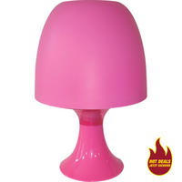 POCOline Tischleuchte pink Kunststoff H: ca. 24 cm E14 1 Brennstellen Sveta - pink (24,00cm) - POCOline