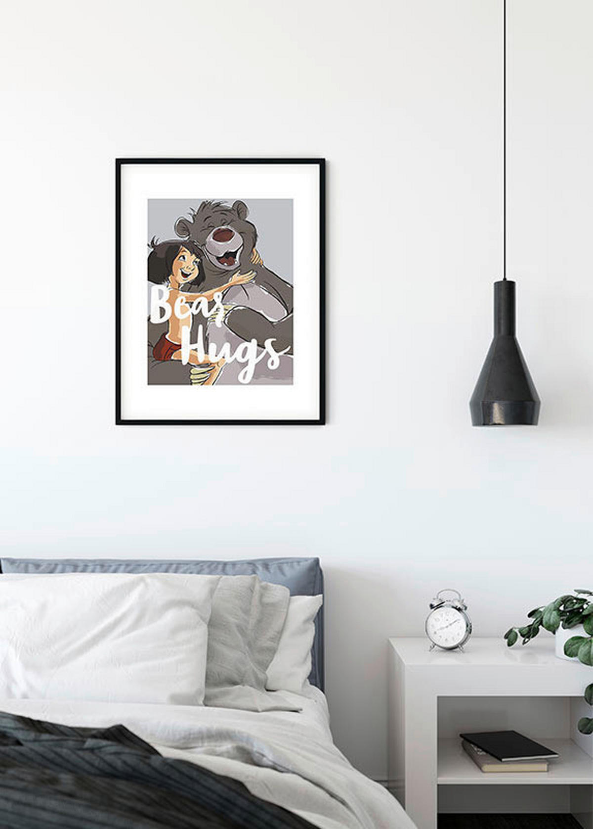 Komar Poster Bear Hug Disney B/L: ca. 30x40 cm Bear Hug - (30,00/40,00cm) - Komar