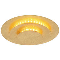 GLOBO LED-Deckenleuchte Heda 48465-18 gold Metall H/D: ca. 5x18 cm Heda - gold (18,00/5,00cm) - GLOBO