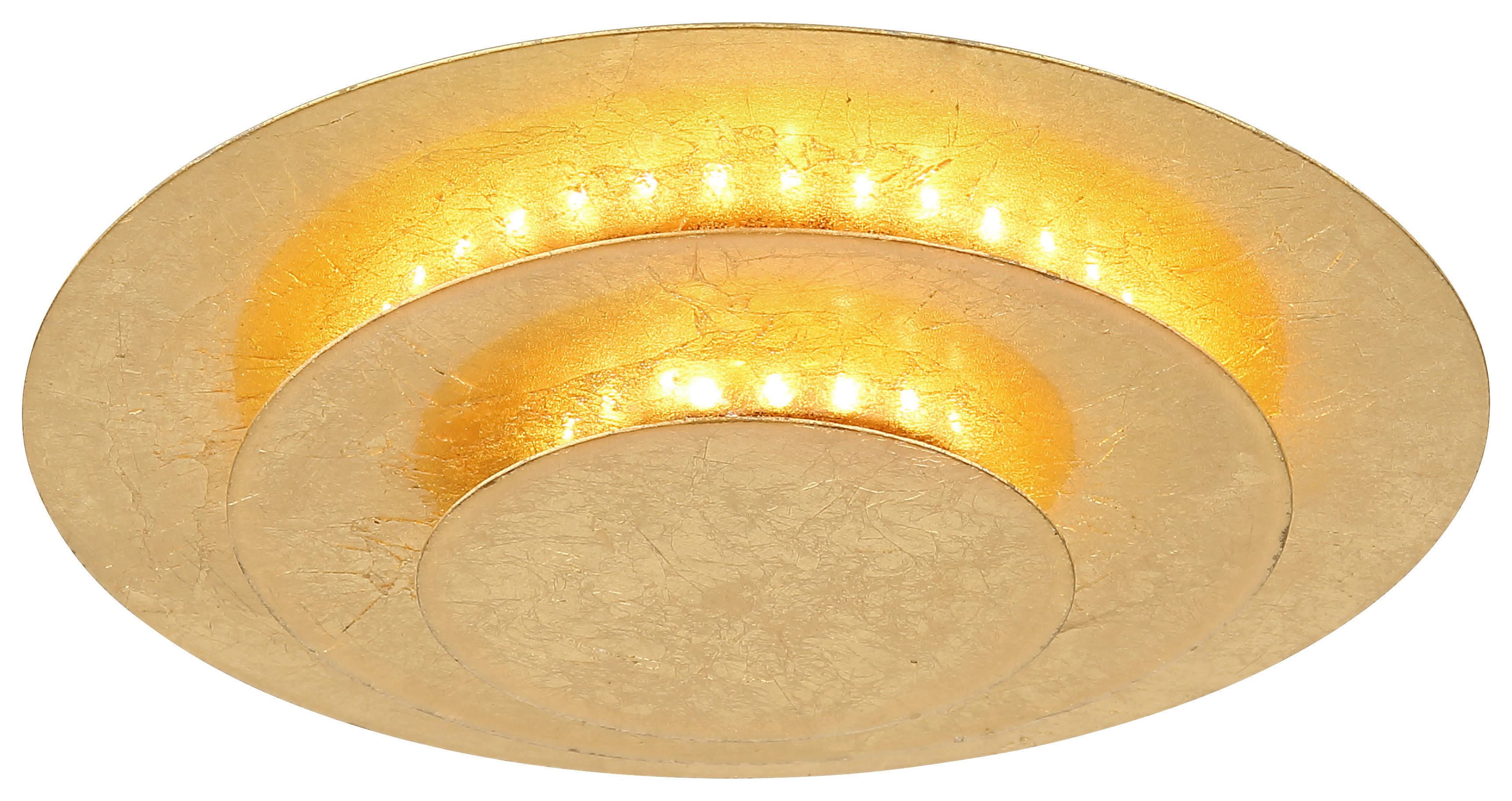 GLOBO LED-Deckenleuchte Heda 48465-18 gold Metall H/D: ca. 5x18 cm günstig online kaufen