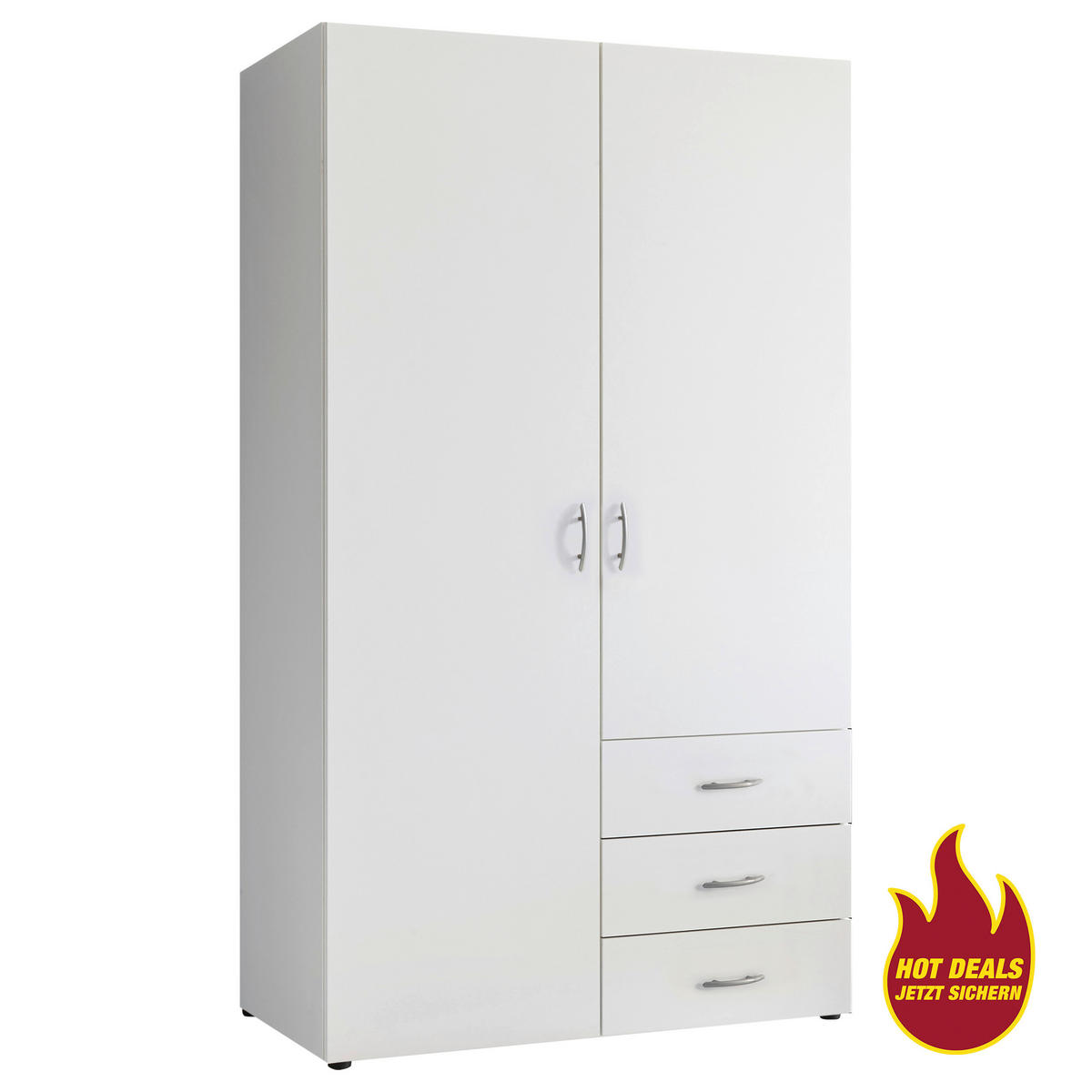 kleiderschrank harry weiß b/h/t: ca. 100x177x50 cm ▷ online bei