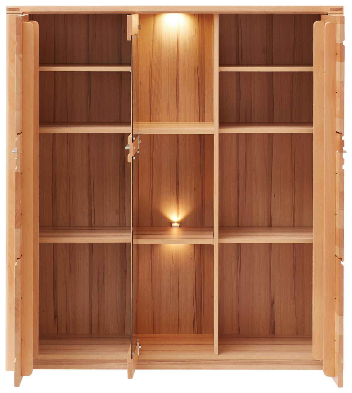 Highboard Nature One buche Nachbildung buche B/H/T: ca. 127x137x40 cm Nature One - buche (127,00/137,00/40,00cm)
