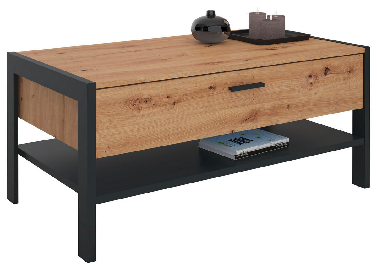 Couchtisch Haze  B/H/T: ca. 110x50x60 cm Haze - Eiche/grau (110,00/50,00/60,00cm)