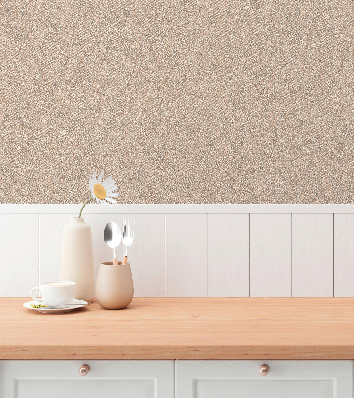 A.S.Création Vliestapete braun orange B/H/D: ca. 53x1005x8,5 cm Vliestapete - braun/orange (8,50/1005,00cm) - A.S.Creation