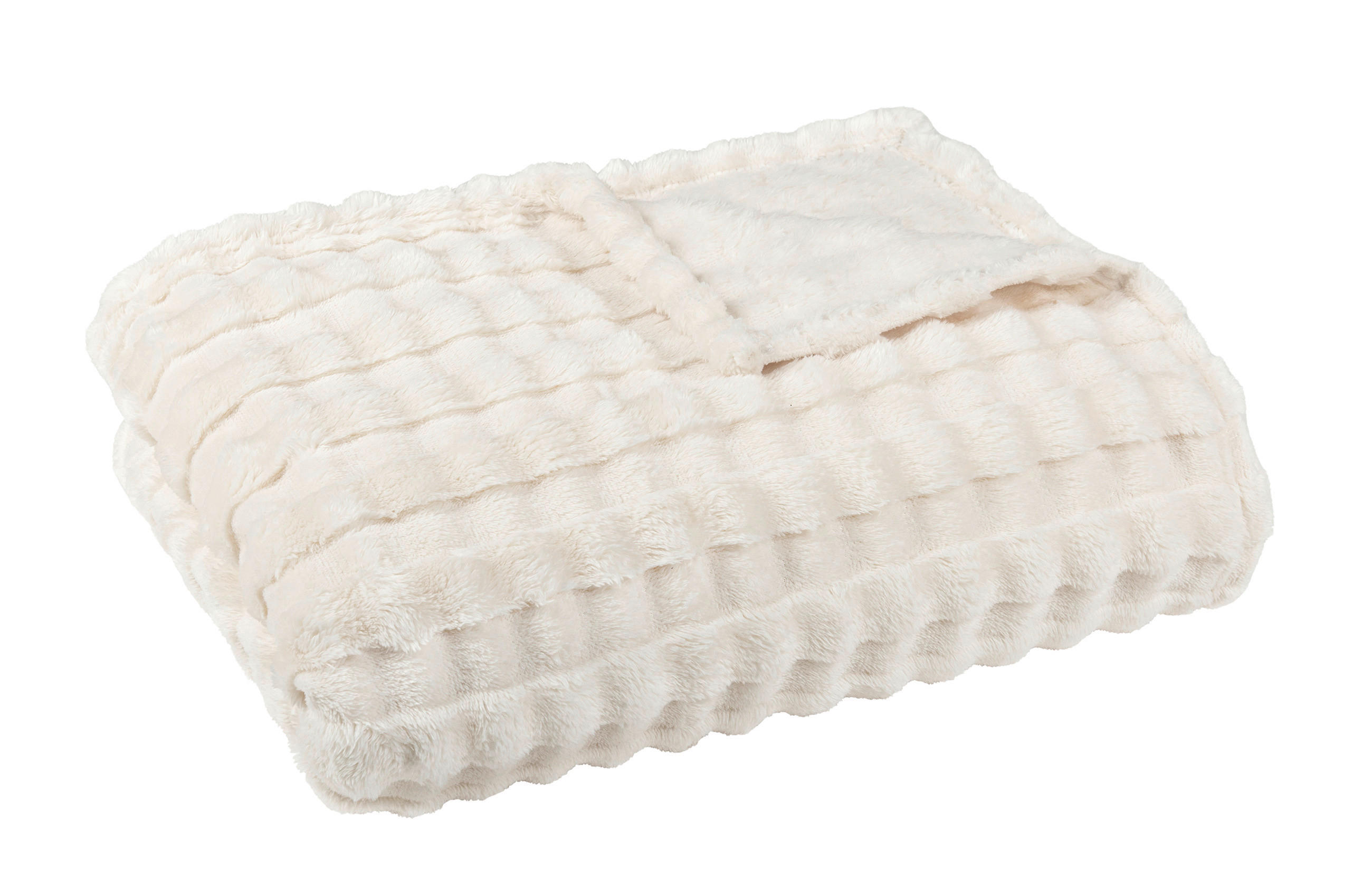 Wohndecke Wohndecke_Style 160x220cm wollweiß - wollweiß (160,00/220,00cm)