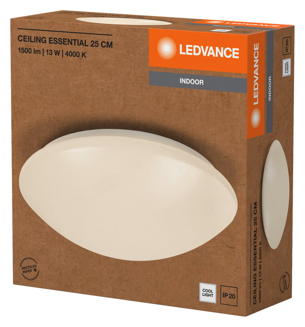 LEDVANCE Deckenleuchte weiß Kunststoff LED-Deckenleuchte_Essential - weiß - LEDVANCE