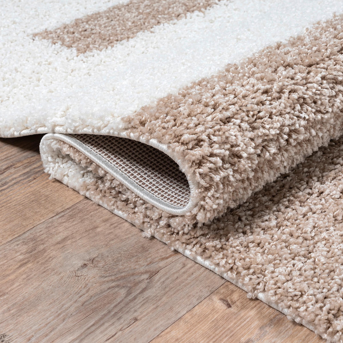 Sanat Hochflorteppich MILANO beige B/L: ca. 200x290 cm MILANO - beige (200,00/290,00cm) - Sanat