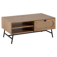 Couchtisch Eiche Nachbildung B/H/T: ca. 100x45x60 cm Couchtisch - Eiche (100,00/45,00/60,00cm) - Wohnling