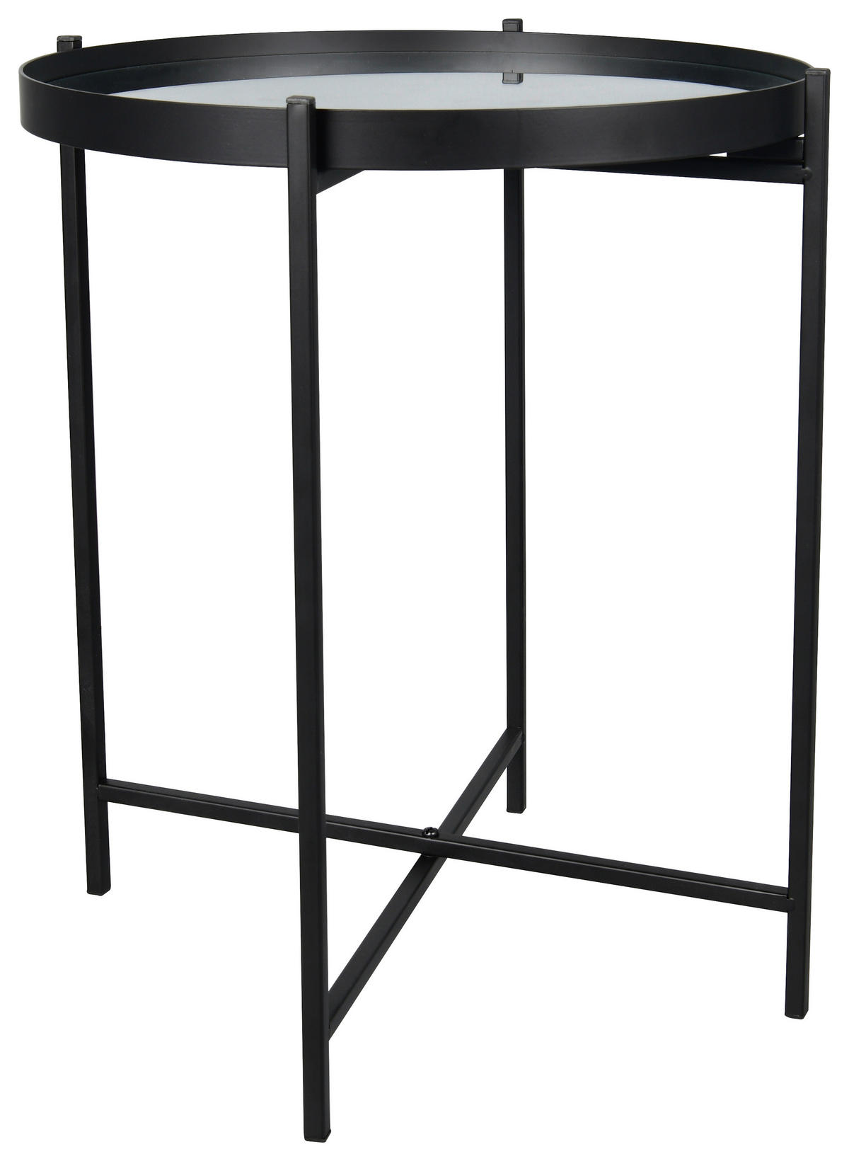 Beistelltisch Verena schwarz H/D: ca. 51x45 cm Verena - schwarz (45,00/51,00cm)