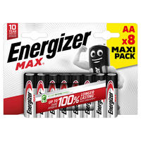 Energizer Batterie E303324700 Batterie_AA_Energizer_Max_8er - (1,45/5,00cm) - Energizer