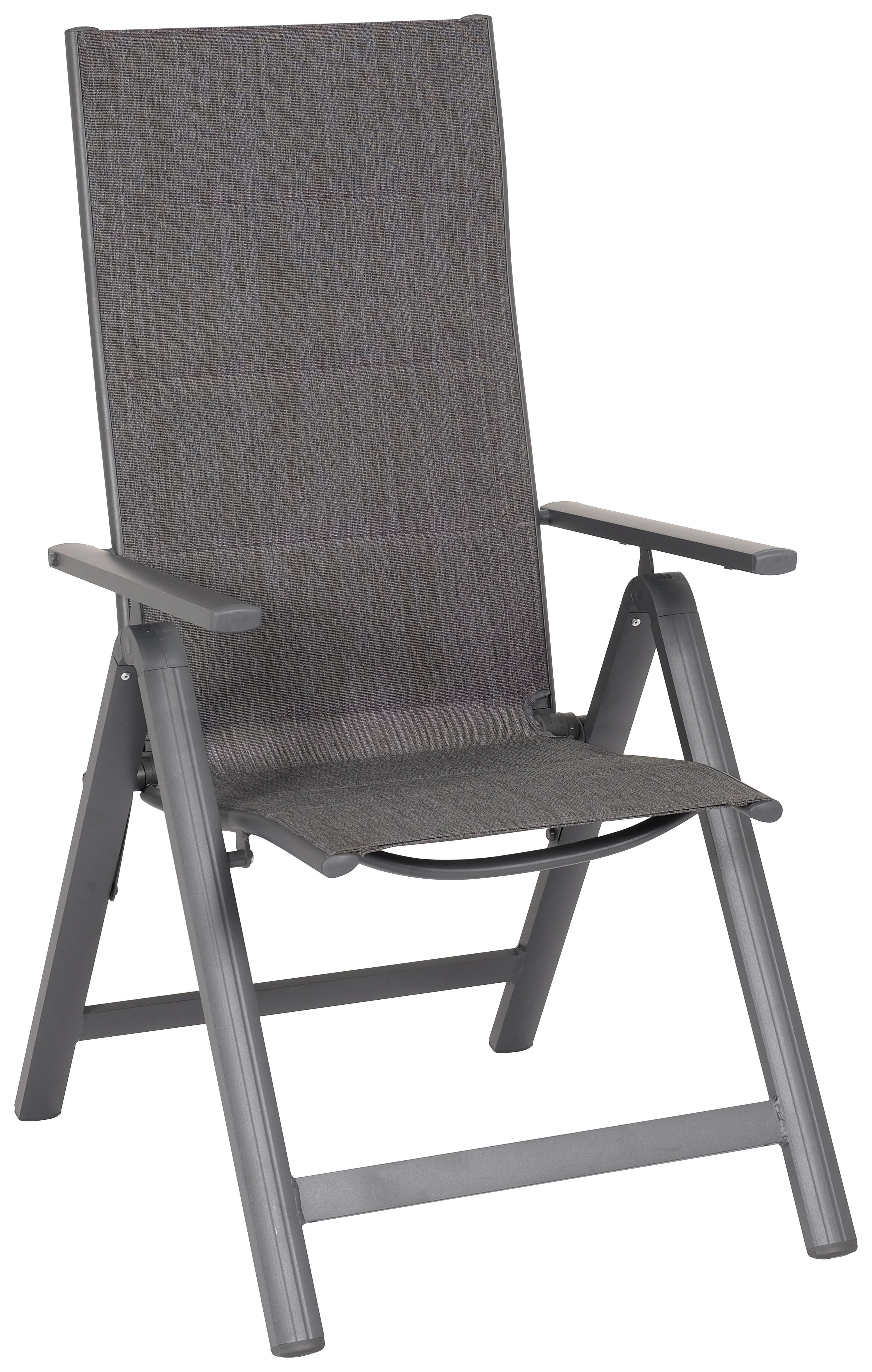 POCOline Klappsessel anthrazit Alu B/H/L...