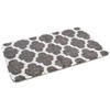 Badematte Badematte_Scandi 60x100cm - weiß/grau (60,00/100,00cm)