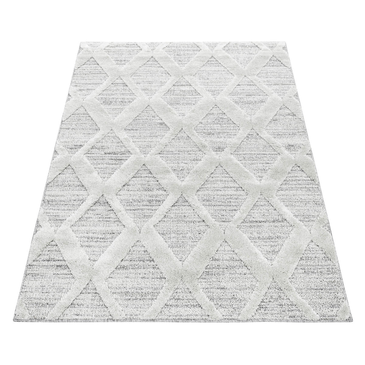 Ayyildiz Teppich PISA grau B/L: ca. 60x110 cm PISA - grau (60,00/110,00cm) - Ayyildiz