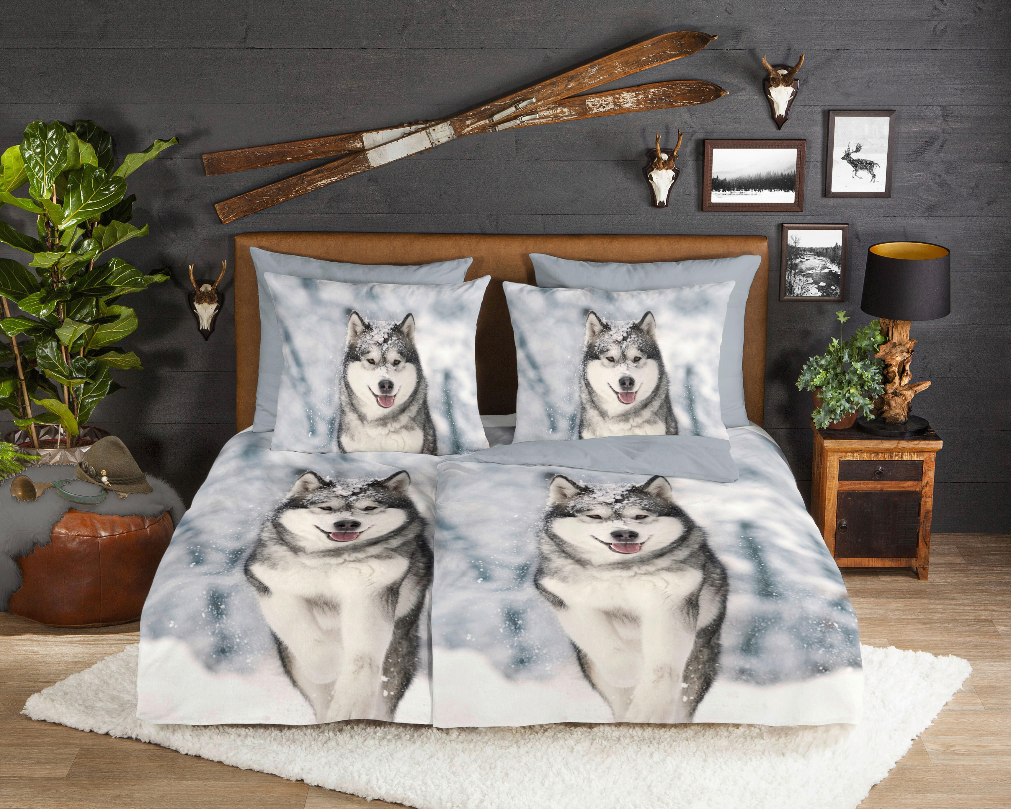 Baumwoll Bettwäsche Husky Flanell υ...