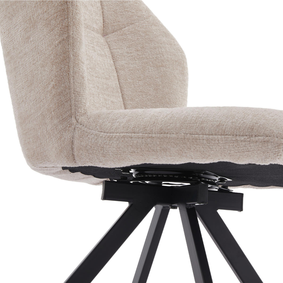 beige schwarz Webstoff Metall Lara - beige/schwarz