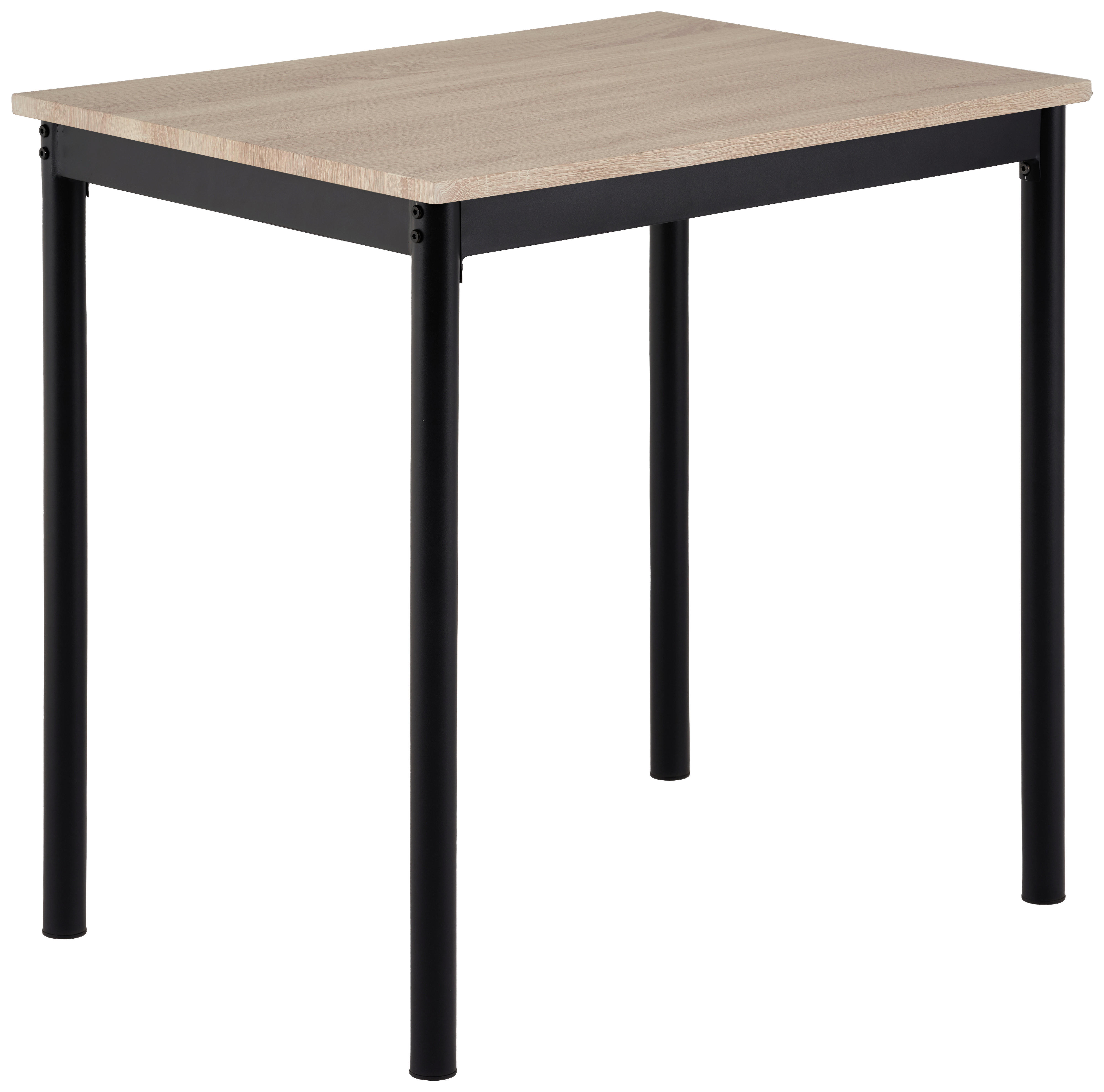 schwarz Eiche Marten_Küchentisch_S_JX-18A638 - Eiche/schwarz