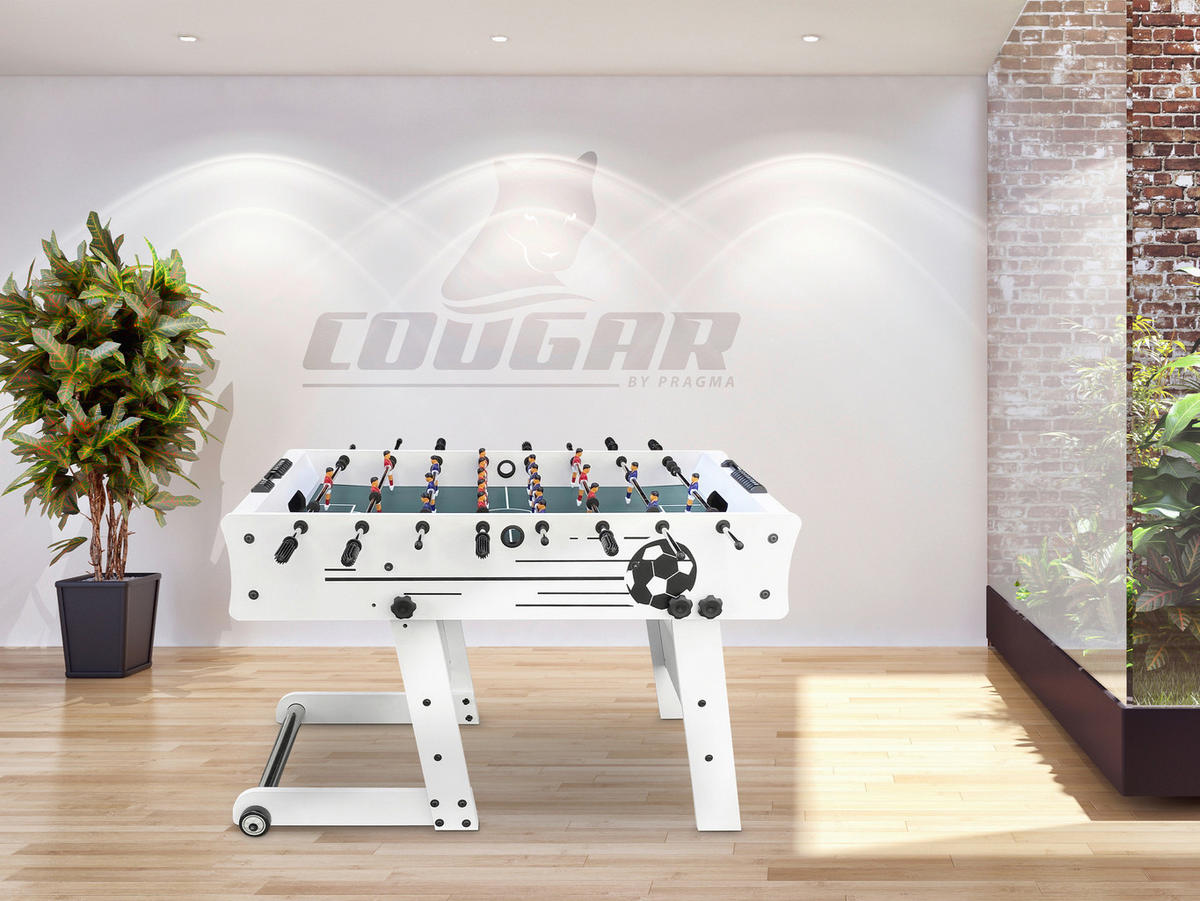 Cougar Kickertisch Scorpion Kick B/H/L: ca. 61x80x122 cm Scorpion Kick - weiß (122,00/61,00/80,00cm) - Cougar