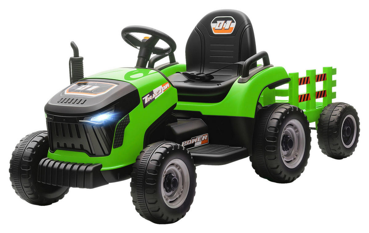AIYAPLAY Elektrischer Traktor grün B/H/L: ca. 58x55x139 cm Elektrischer_Traktor - grün (139,00/58,00/55,00cm) - AIYAPLAY