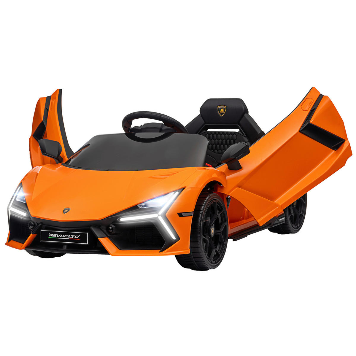 AIYAPLAY Kinder-Elektroauto orange B/H/L: ca. 60x40x105 cm Kinder-Elektroauto - orange (105,00/60,00/40,00cm) - AIYAPLAY