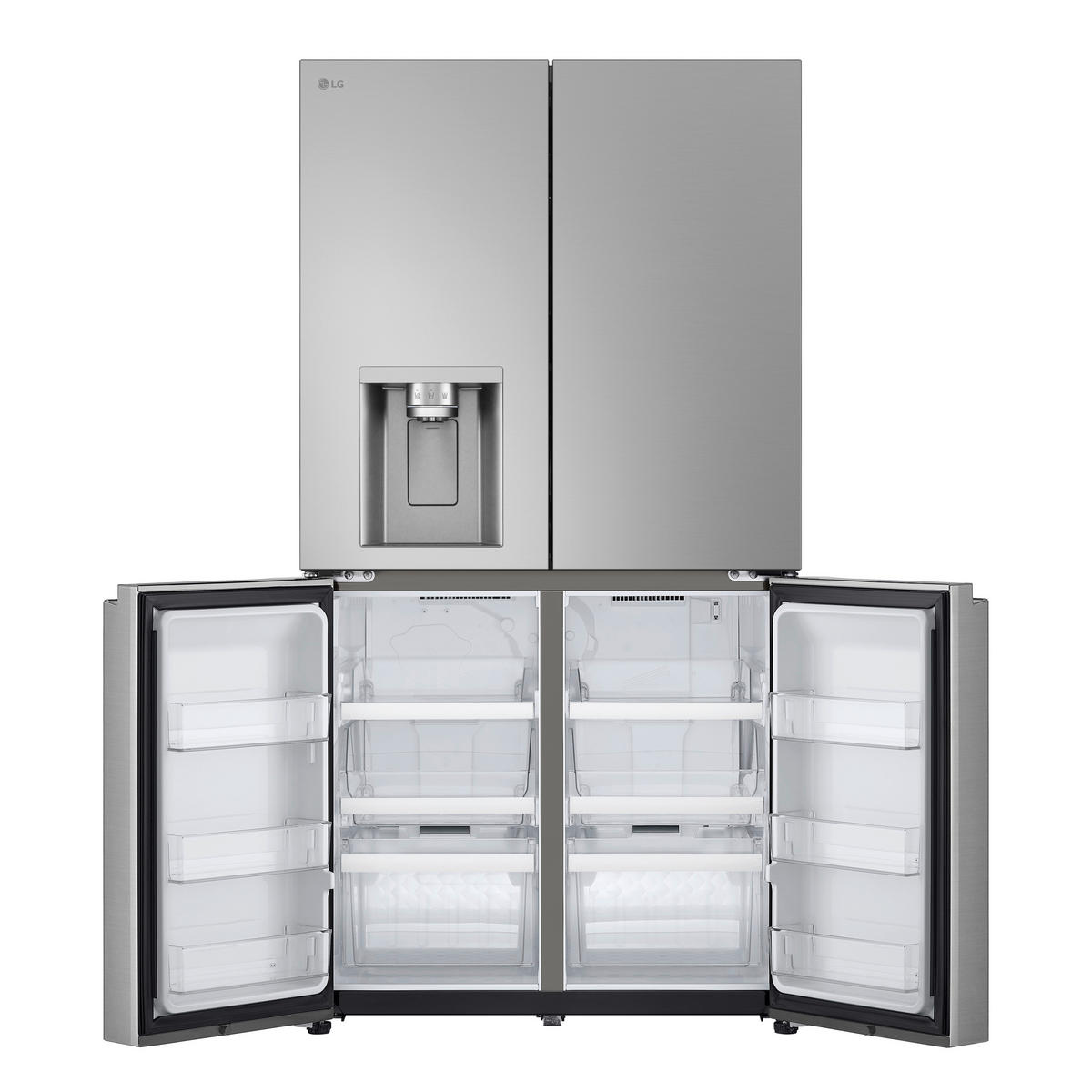 LG Multi Door GML960PYFE silber B/H/T: ca. 91,4x179,2x72,9 cm Multi-Door GML960PYFE - silber (91,40/179,20/72,90cm) - LG