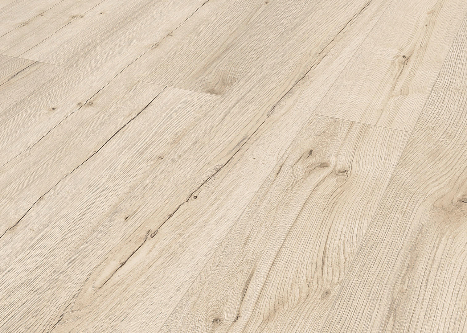 Click-Vinylboden Weisseiche ca. 2,618 m² im Paket  B/L: ca. 24,6x129 cm pro Paket Weisseiche ca. 2,618 m² im Paket - weiß (24,60/129,00cm)