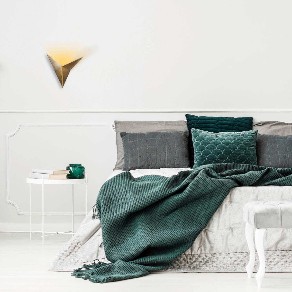 Opviq Wandleuchte Bird bronze Metall B/H/T/L: ca. 5x34x5x34 cm G9 1 Brennstellen Bird - bronze (34,00/5,00/34,00cm) - Opviq