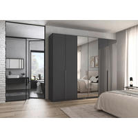 Kleiderschrank Alabama grau B/H/T: ca. 271x229x54 cm Alabama - Alu/grau (271,00/229,00/54,00cm)