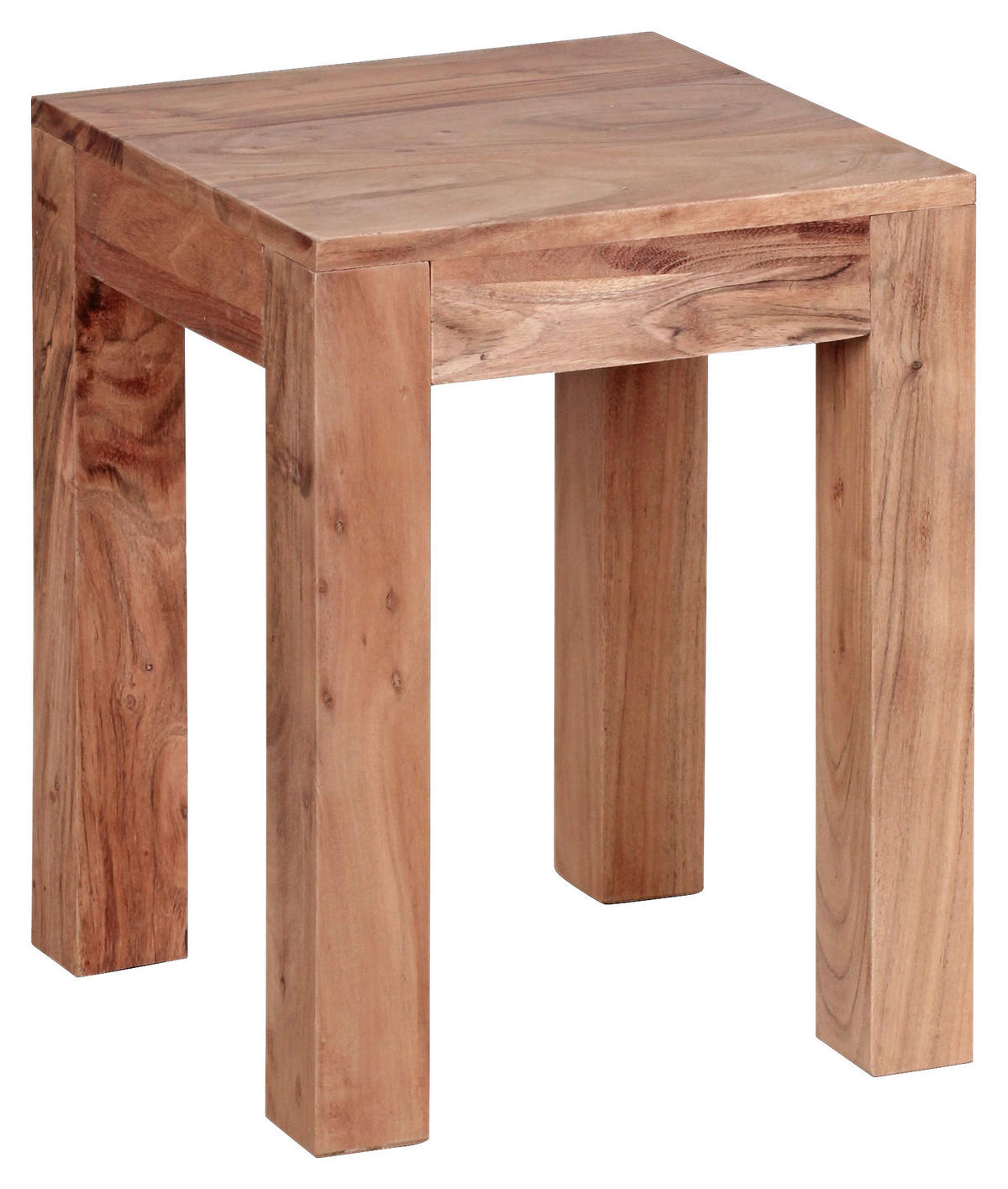 Beistelltisch natur Akazie B/H/T: ca. 35x45x35 cm Beistelltisch - natur (35,00/45,00/35,00cm) - Wohnling