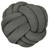 Dekokissen Dekokissen_Knoten 26cm anthra - anthrazit (26,00cm)