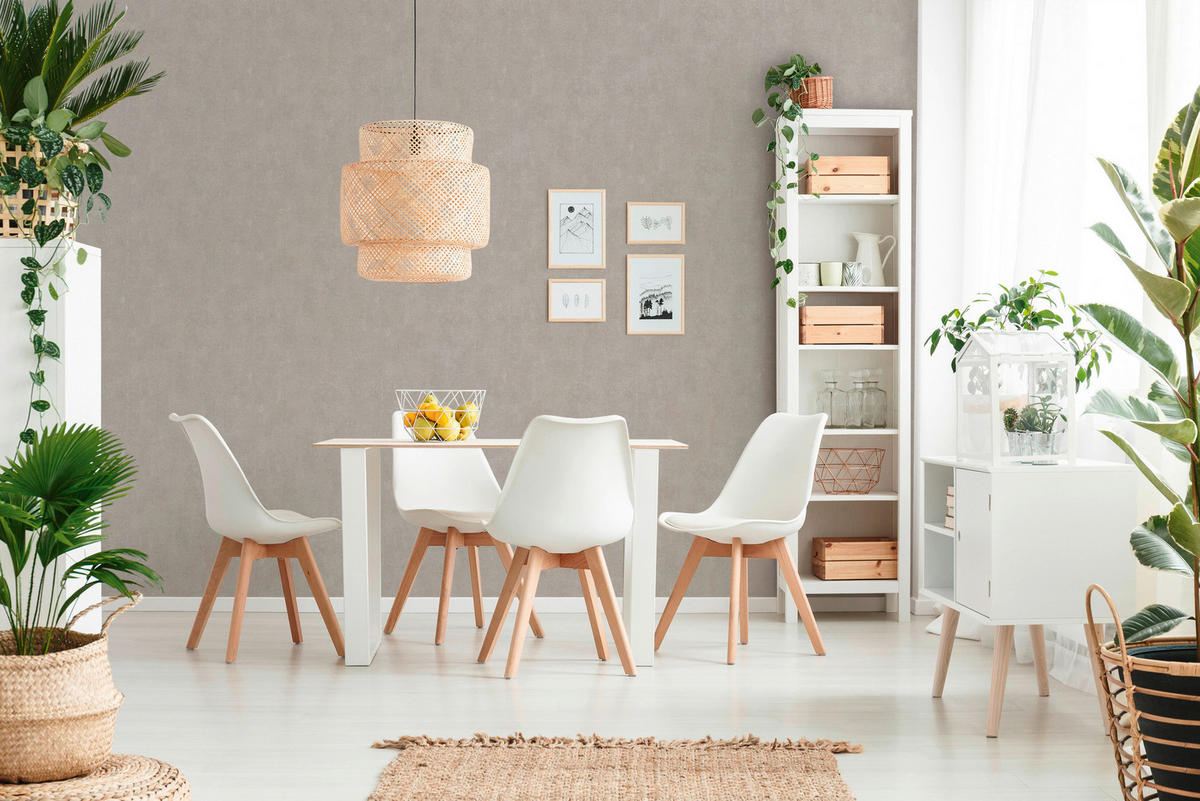 A.S.Creation Vliestapete Elements Uni braun B/L: ca. 53x1005 cm Elements - braun (53,00/1005,00cm) - A.S.Creation