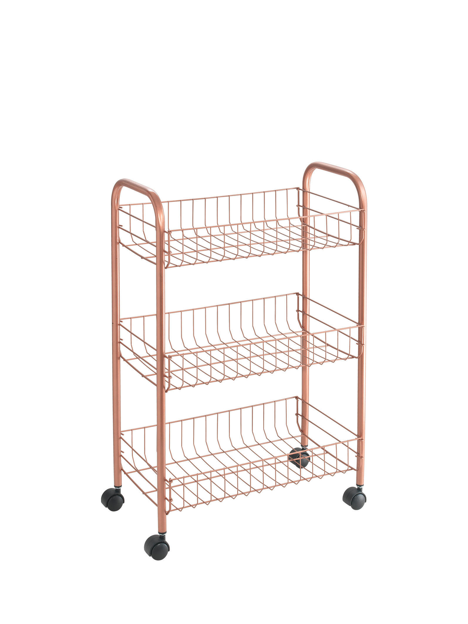 Metaltex Allzweckwagen Lugano Copper Lugano Copper - Kupfer (41,00/23,00/63,00cm) - Metaltex