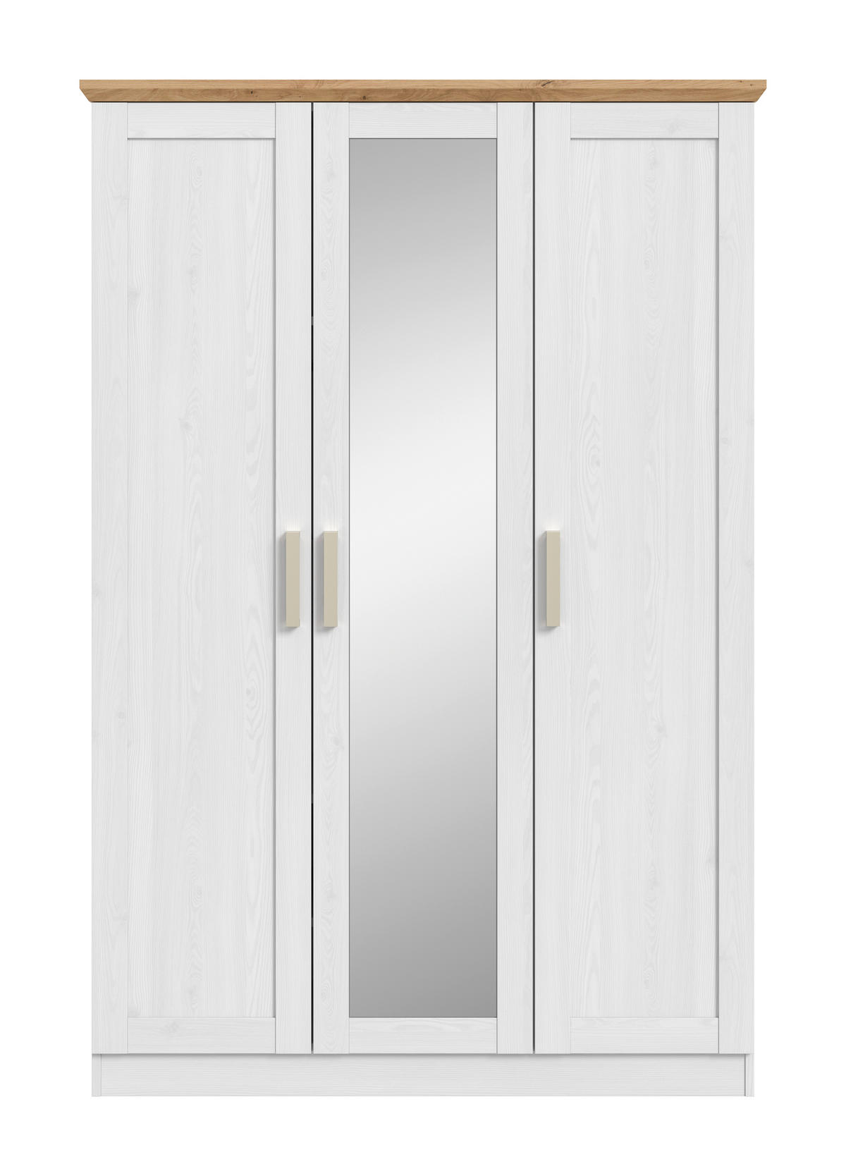 Kleiderschrank FLORENZ Sibiu Lärche Nachbildung Eiche Artisan Nachbildung B/H/T: ca. 124x184x54 cm FLORENZ - Eiche (124,00/184,00/54,00cm) - xonox.home