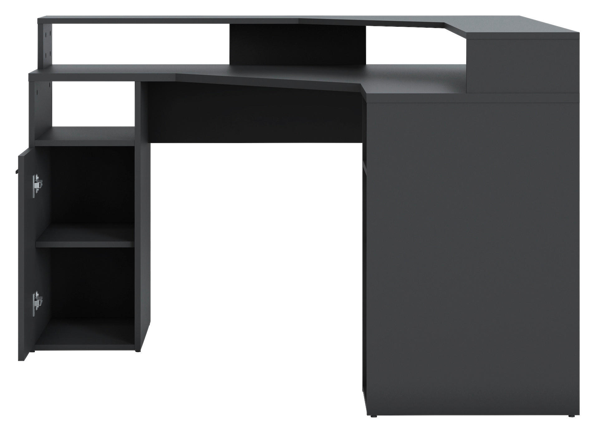 Eckschreibtisch Zocker anthrazit B/H/T: ca. 139x90x139 cm Zocker - anthrazit (139,00/90,00/139,00cm)